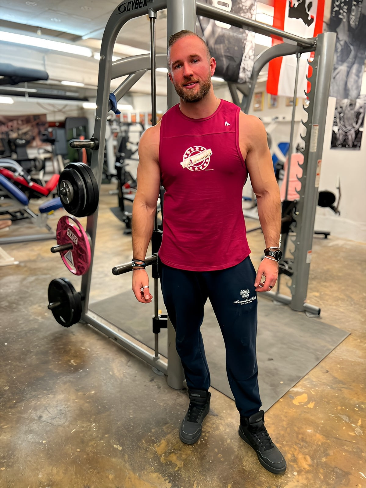 Muscleshirt Rot